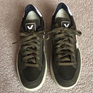 Veja green sneakers size 7